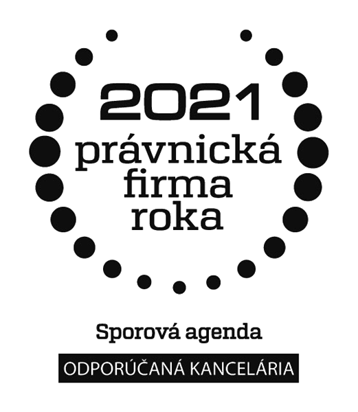 Právnicka firma roka 2021 – Sporová agenda Právnicka firma roka 2021 – Sporová agenda